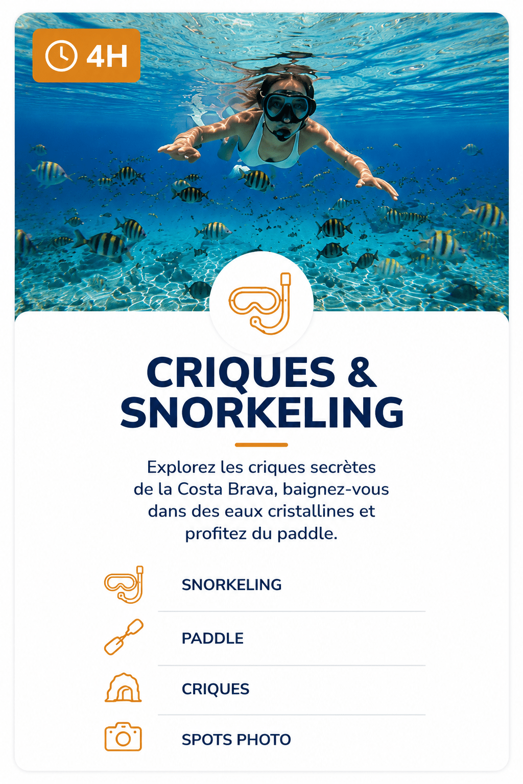 excursion criques snorkeling empuriabrava